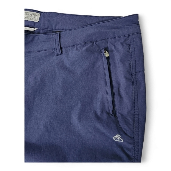 CRAGHOPPERS Womens Kiwi Pro Stretch Trousers hiking pants size 14 blue - Picture 6 of 12